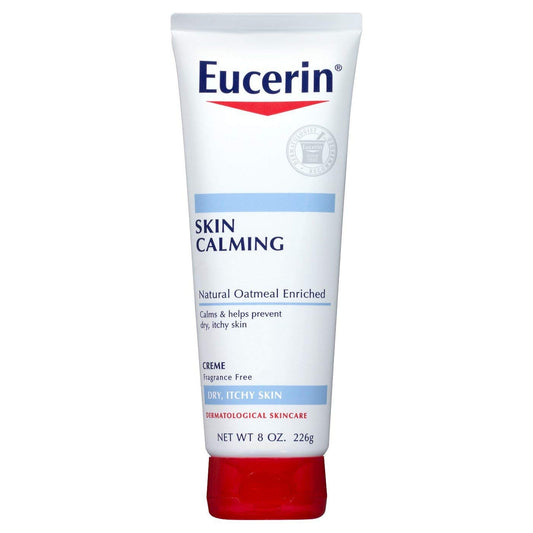 Eucerin Skin Calming, Fragrance Free Creme 8 oz (Pack of 2) Beauty & Personal Care Eucerin