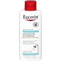Eucerin Advanced Cleansing Body & Face Cleanser 16.9 Ounce (Pack of 6)