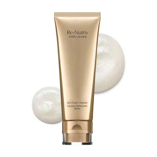 Estée Lauder Re-Nutriv Rich Foaming Cleanser Face Wash | For All Skin Types, 4.2 Fl Oz