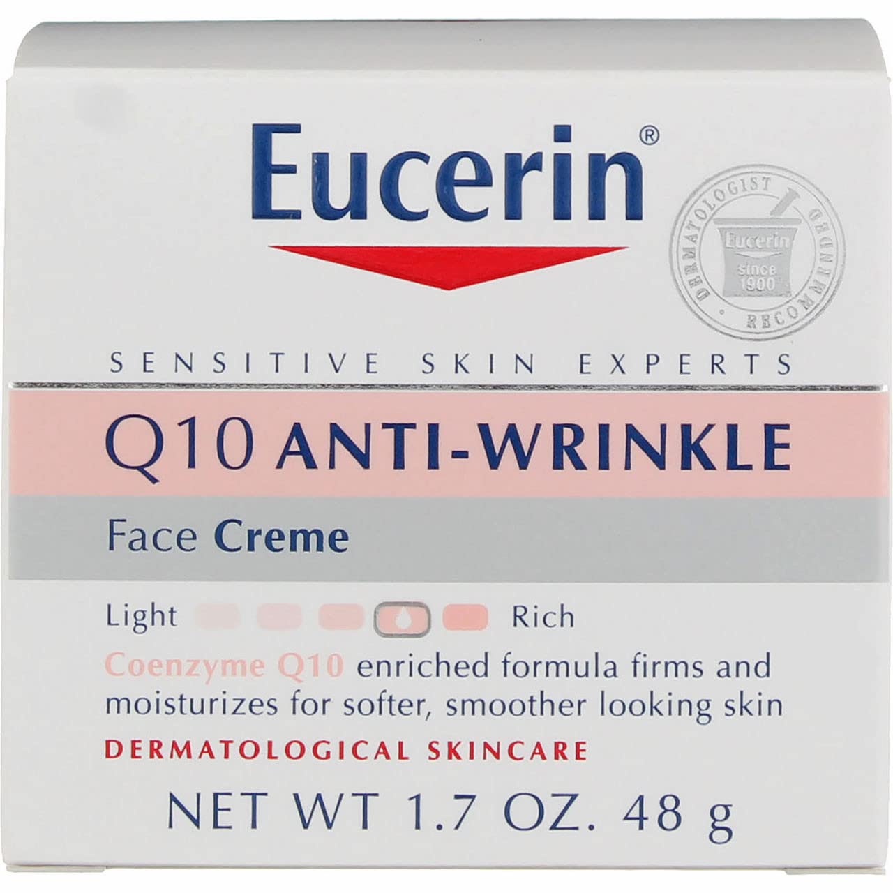 Eucerin Sensitive Skin Experts Q10 Anti-Wrinkle Face Creme 1.70 oz (Pack of 11)