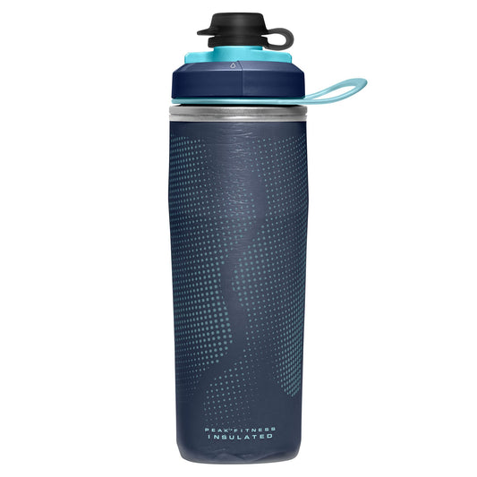 CamelBak Peak Fitness Chill Insulated Gym Water Bottle - Squeeze Bottle - 17oz, Navy/Blue