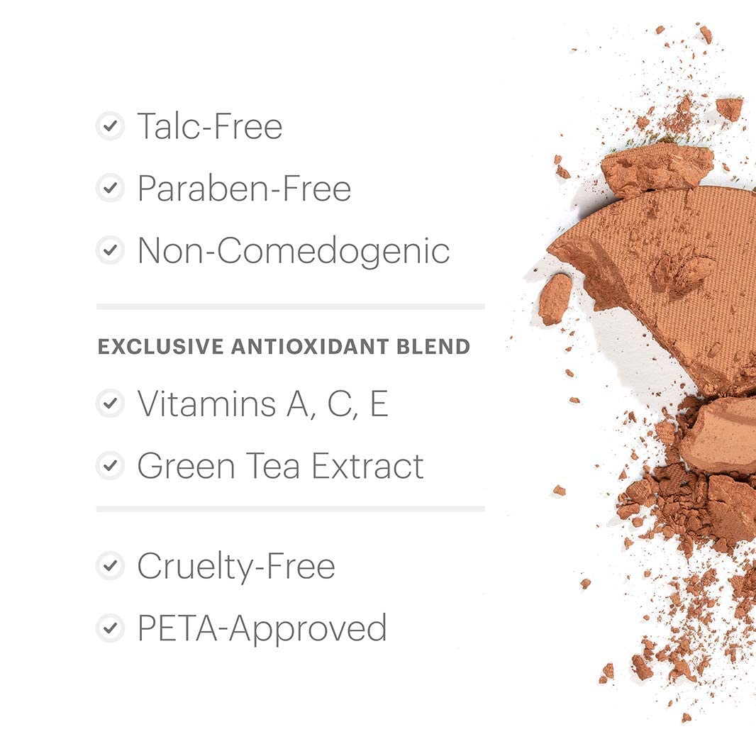Glo Skin Beauty Pressed Base Powder Foundation Makeup (Chestnut Medium) - Flawless Coverage for a Radiant Natural, Second-Skin Finish