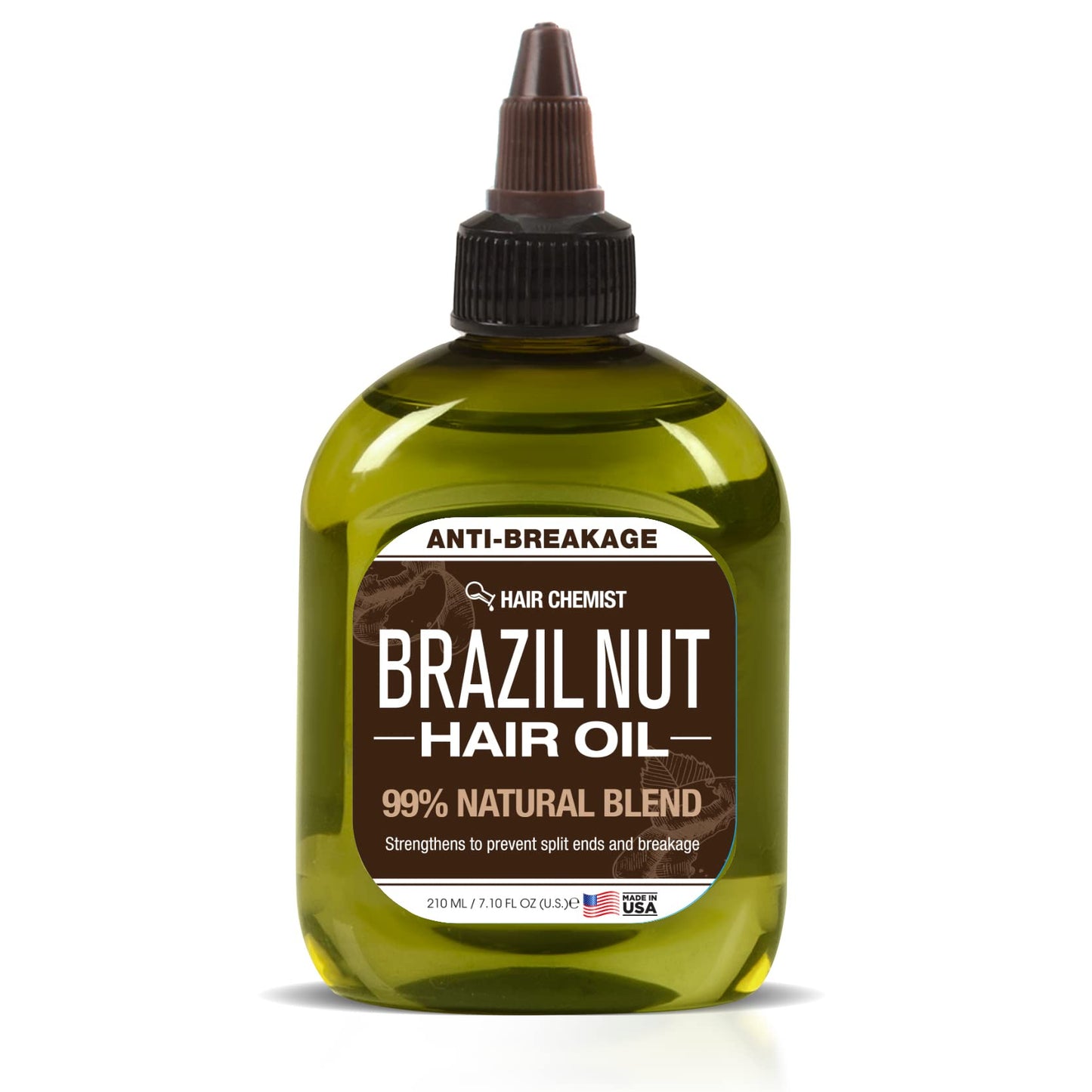 Hair Chemist 99% Natural Hair Oil - Brazil Nut 7.1 oz.