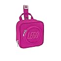 LEGO Kids Brick Mini Backpack Accessory Pouch with Novelty Backstraps, Snaps to Belt or Full-Size Backpack, Holds Small Items like Keys & Headphones, Red