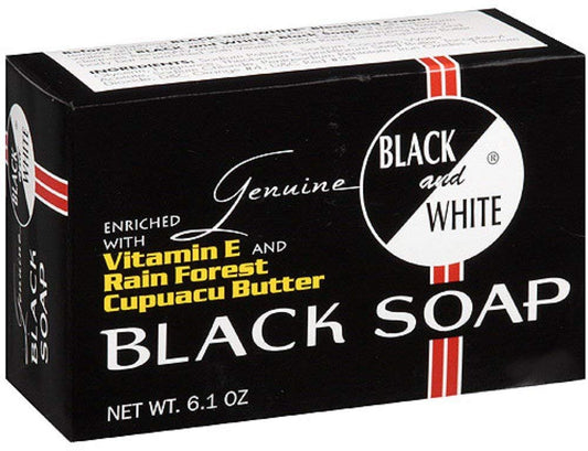 Black and White Black Soap, 6.1 oz (Pack of 4)