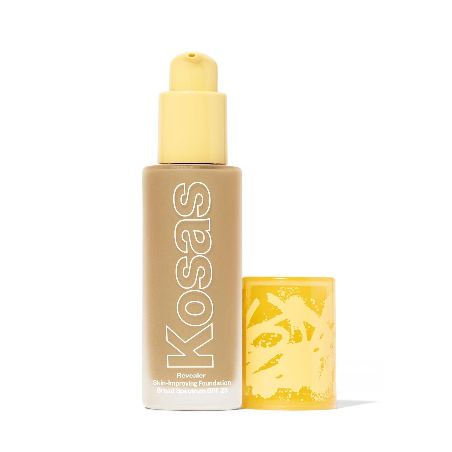 Kosas Revealer Skin-Improving Foundation with SPF 25 Protection - Hydrate, Brighten, Soothe, Plump, Protect Skin - Smoothing Texture, Natural Finish