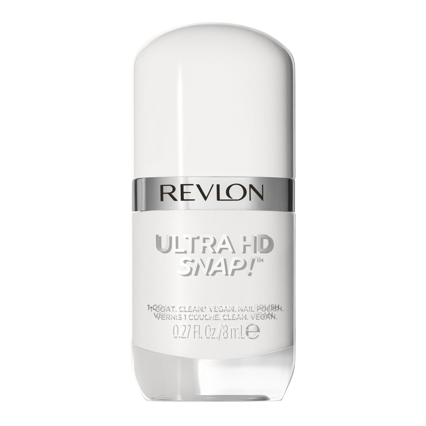 REVLON Ultra HD Snap Nail Color, Natural Rich Glossy Polish, 100% Vegan Formula, No Base or Top Coat Needed, 001 Early Bird, 0.27 fl oz
