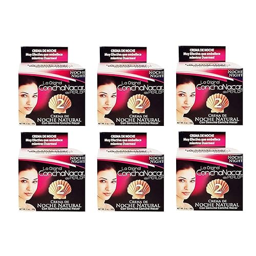 Concha Nacar #2 Night Cream by Perlop 2 oz. (6 Boxes)