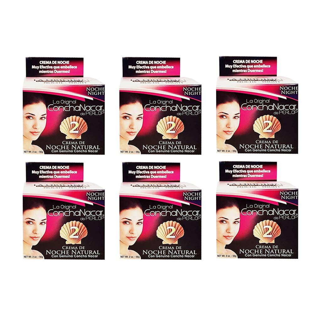 Concha Nacar #2 Night Cream by Perlop 2 oz. (6 Boxes)