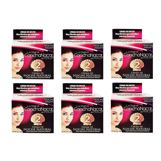 Concha Nacar #2 Night Cream by Perlop 2 oz. (6 Boxes)