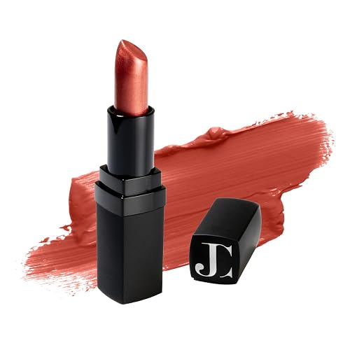 Juwel Cosmetics Frosted Finish Lipstick, Long Wear Moisture-Rich Shades with Natural Minerals, Matte Lipstick Contains Shea Butter, Grapeseed &