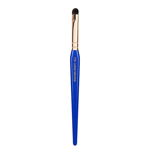 Bdellium Tools Professional Makeup Brush - Golden Triangle 758 Large Smudge - With All Vegan and Soft Synthetic Fibers, For Creating a Smoky Eye