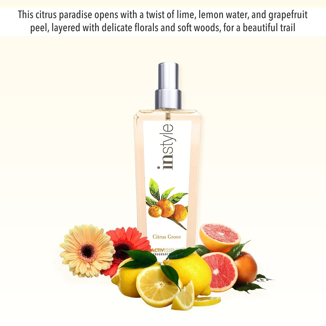 Instyle Activessence Body Spray | Citrus Grove | Women’s Body Spray | 8 Fluid Ounces