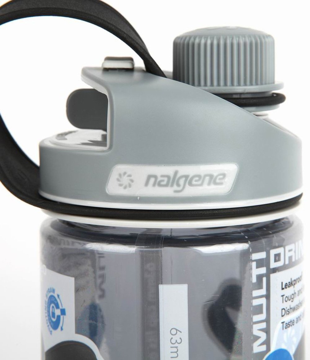 Nalgene Multidrink Bottle, Gray, 20 oz