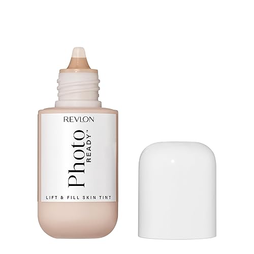 Revlon PhotoReady Lift + Fill Skin Tint, Multi-Use Glow Enhancer, Base & Highlighter for Glowing Skin, Sheer Coverage, 110, 1 fl oz