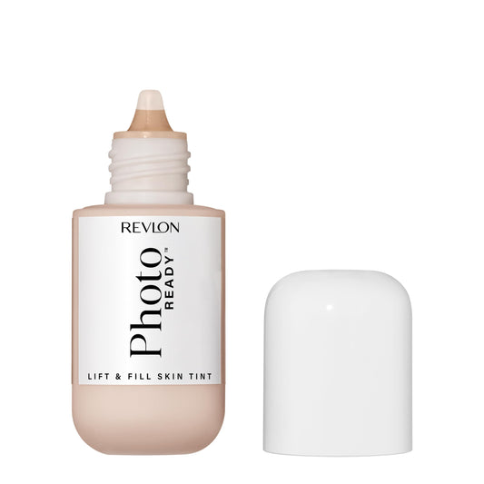 Revlon PhotoReady Lift + Fill Skin Tint, Multi-Use Glow Enhancer, Base & Highlighter for Glowing Skin, Sheer Coverage, 110, 1 fl oz