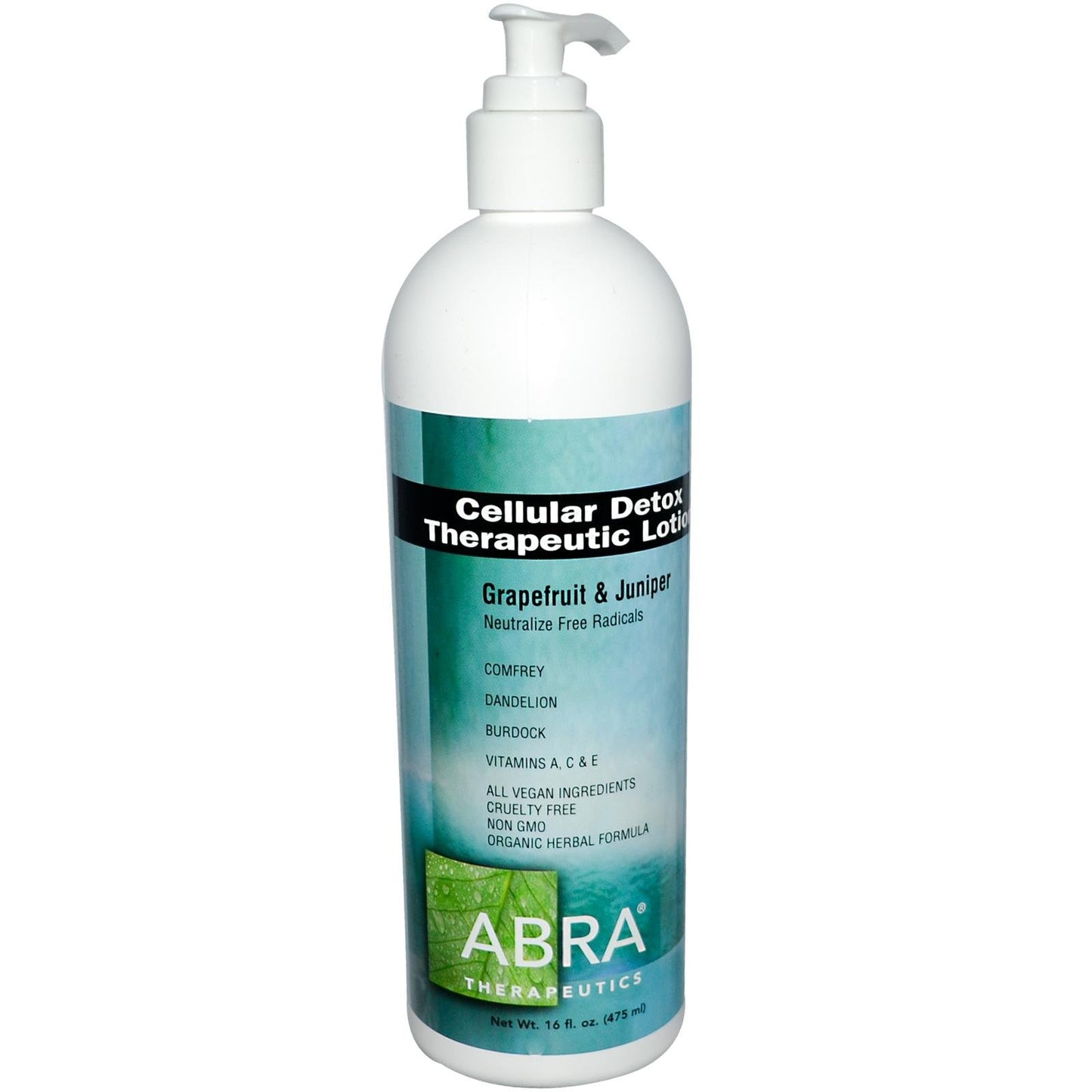 Abra Therapeutics - Therapeutic Lotion Cellular Detox Grapefruit & Juniper - 16 fl. oz.