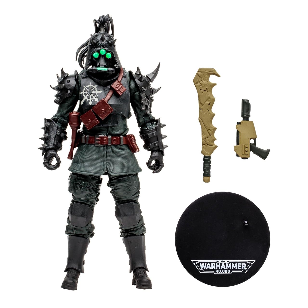 McFarlane Toys, 7-Inch Warhammer 4000 Darktide Traitor Guard Exclusive Action Figure with 22 Moving Parts, Multicolour Collectible Warhammer Figure…