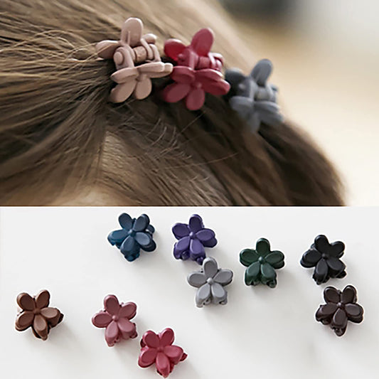 80 Piece Mini Hair Clips for Girls,Cute Candy Colors Flower Hair Pins for Toddlers Bangs Kids Children and Women Hair Bangs Little Clips Accessories