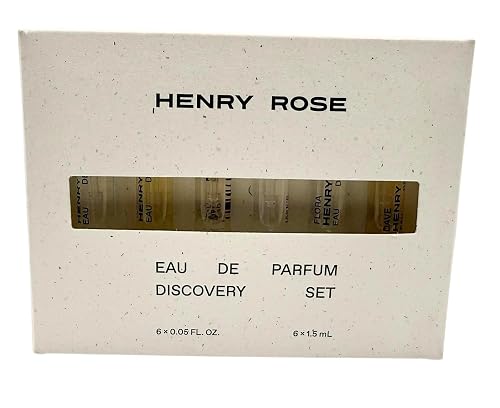 Henry Rose Eau de Parfum Discovery Set - 6 x 0.05 fl oz / 1.5 ml Spray Vials | Dave, Flora Carnivora, Jake’s House, Queens & Monsters, Torn, Windows