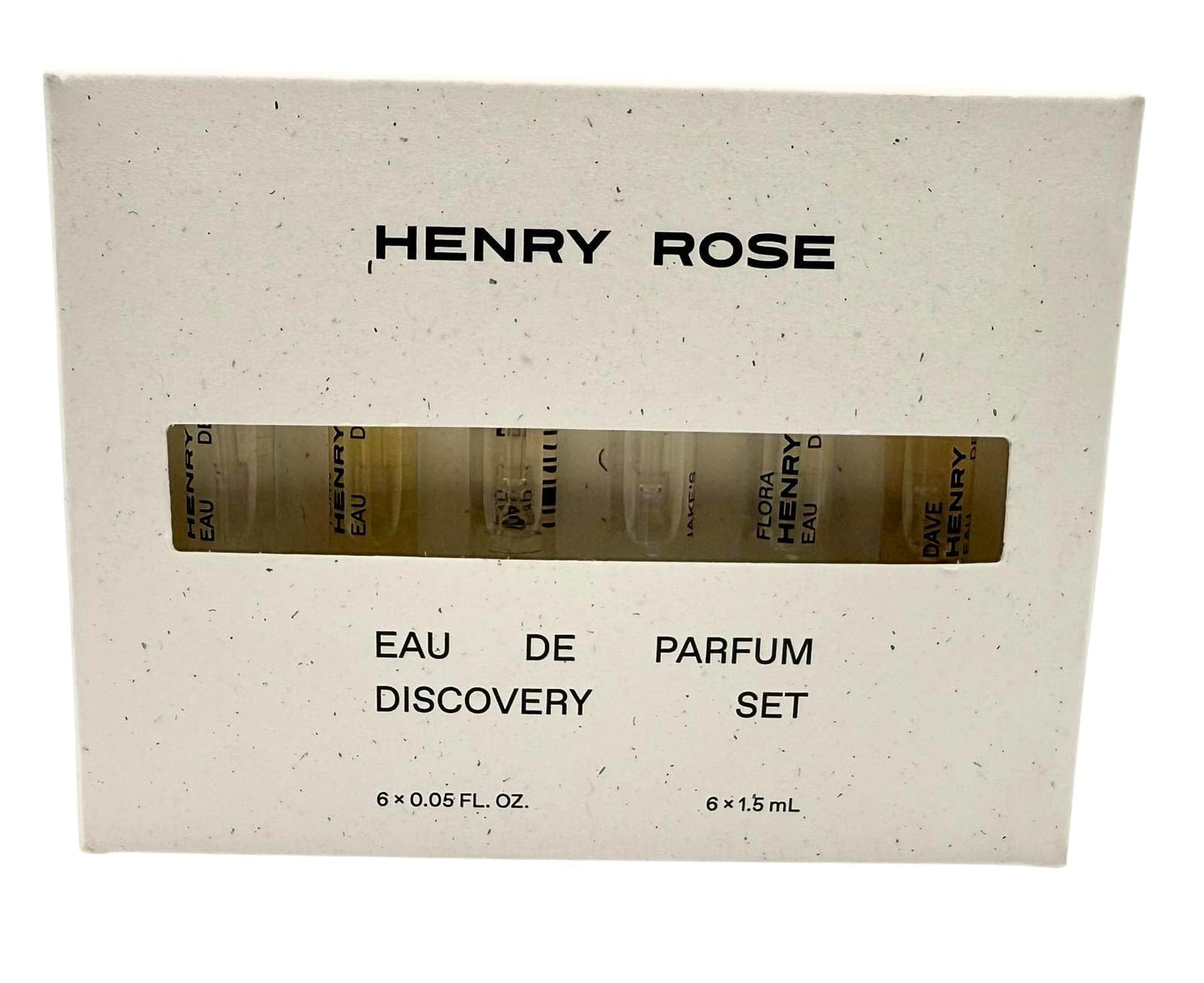 Henry Rose Eau de Parfum Discovery Set - 6 x 0.05 fl oz / 1.5 ml Spray Vials | Dave, Flora Carnivora, Jake’s House, Queens & Monsters, Torn, Windows