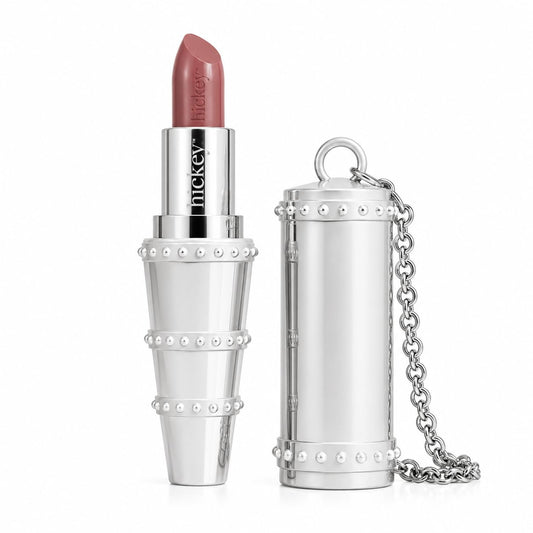 Hickey Refillable Pendant Lipstick, Make Out[Sheer Mauve Nude] - Wearable Satin Lip Color on a Chain, Refillable Clean Beauty, Full Lipstick Included Beauty & Personal Care Hickey