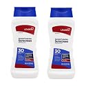 LEADER General Protection Sunscreen Lotion Broad Spectrum SPF 50, Water Resistant Moisturizing Lotion, 8 Ounce, Pack of 2