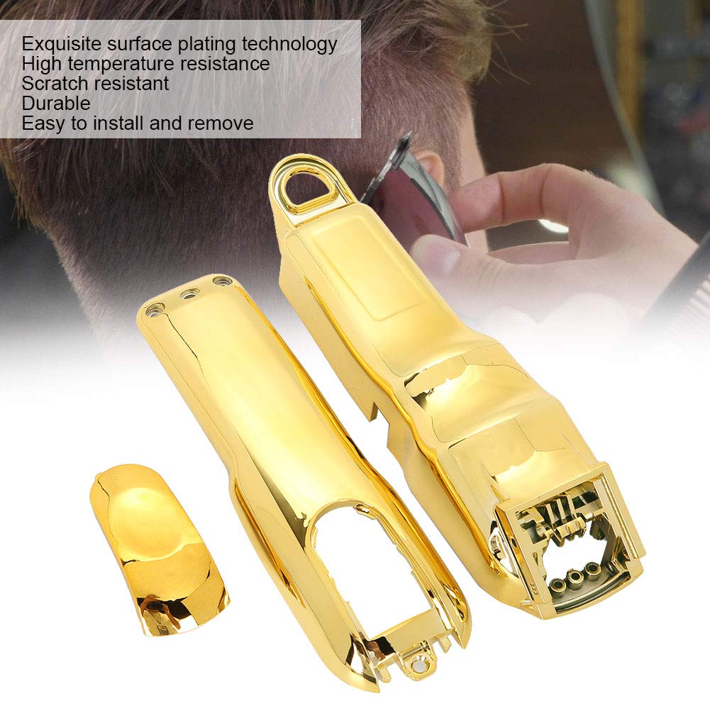 Rotekt1740 Hair Clipper Housing Cover, Hair Clipper Replacement Cover, Electric Hair Cutter Trimmer Cover Shell for 8418/8591 (Gold) Beauty and Personal Care Rotekt1740