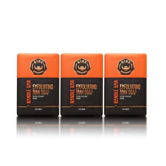 GIBS Handle Bar, Exfoliating, Long-Lasting, Citrus, 7oz Bar Soap (3PACK) Beauty & Personal Care GIBS