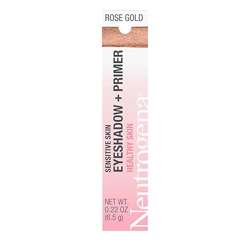Neutrogena Sensitive Skin Eyeshadow + Primer, a Longwearing, 2-in-1 Metallic Eyeshadow for Sensitive Skin with Pro-Vitamin B5, Lightweight