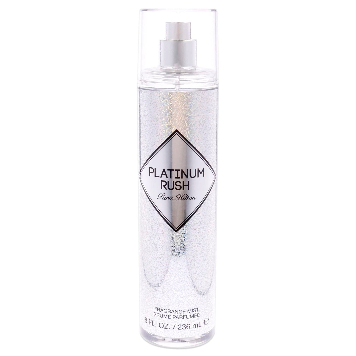 Paris Hilton Platinum Rush Body Spray for Women | Floral and Fruity Scent | Bright and Sophisticated | Long-Lasting Perfume | 8 Oz