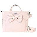 Loungefly Minnie Mouse Checkered Texture Convertible Backpack & Tote Bag