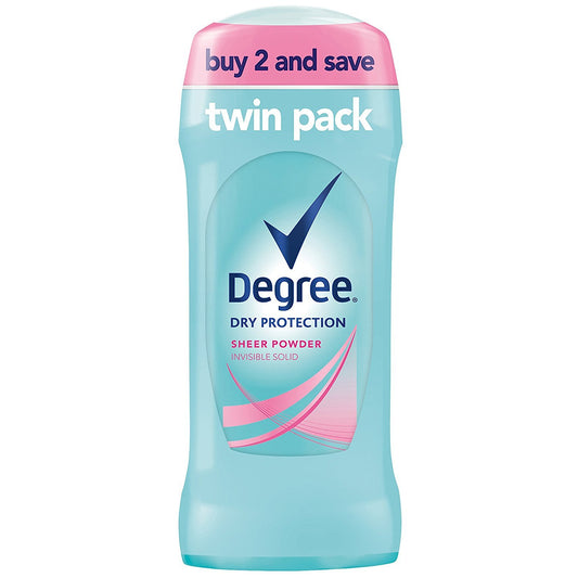 Degree Antiperspirant Deodorant 48-Hour Sweat and Odor Protection Sheer Powder Antiperspirant for Women 2.6 oz, 6 Twin Packs Beauty and Personal Care Degree