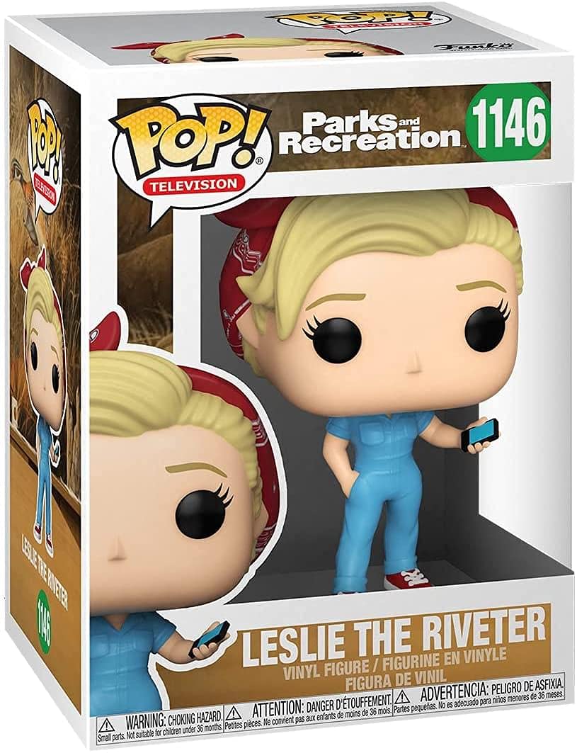 Funko POP TV: Parks and Rec - Leslie The Riveter, Multicolor (56170)