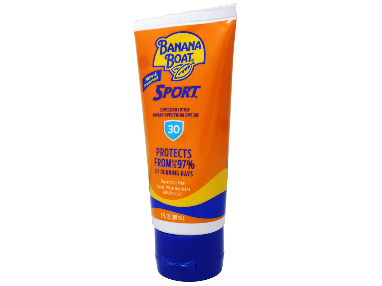 Banana Boat Sport Performance Sunscreen Lotion Travel Size SPF 30, 3 Oz