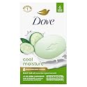 Dove Skin Care Beauty Bar For Softer Skin Cucumber And Green Tea More Moisturizing Than Bar Soap 3.75 oz 6 Bars