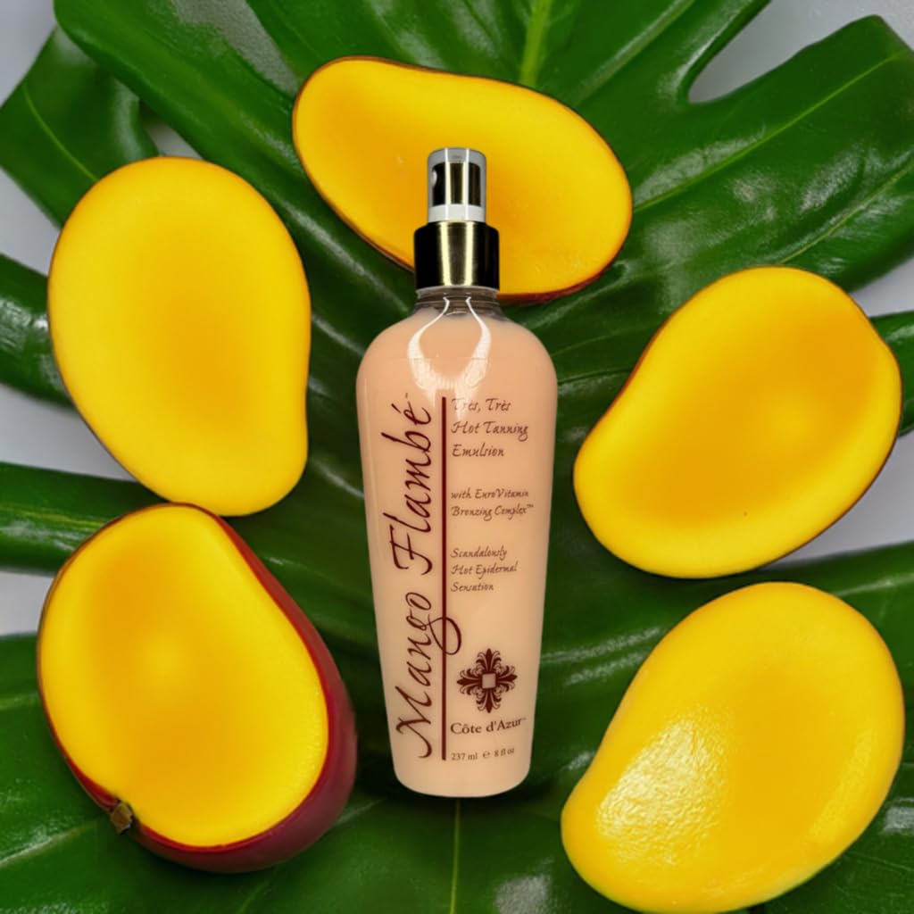 John Abate Mango Flambe Tres Tres Hot Tanning Accelerator 8 Oz.