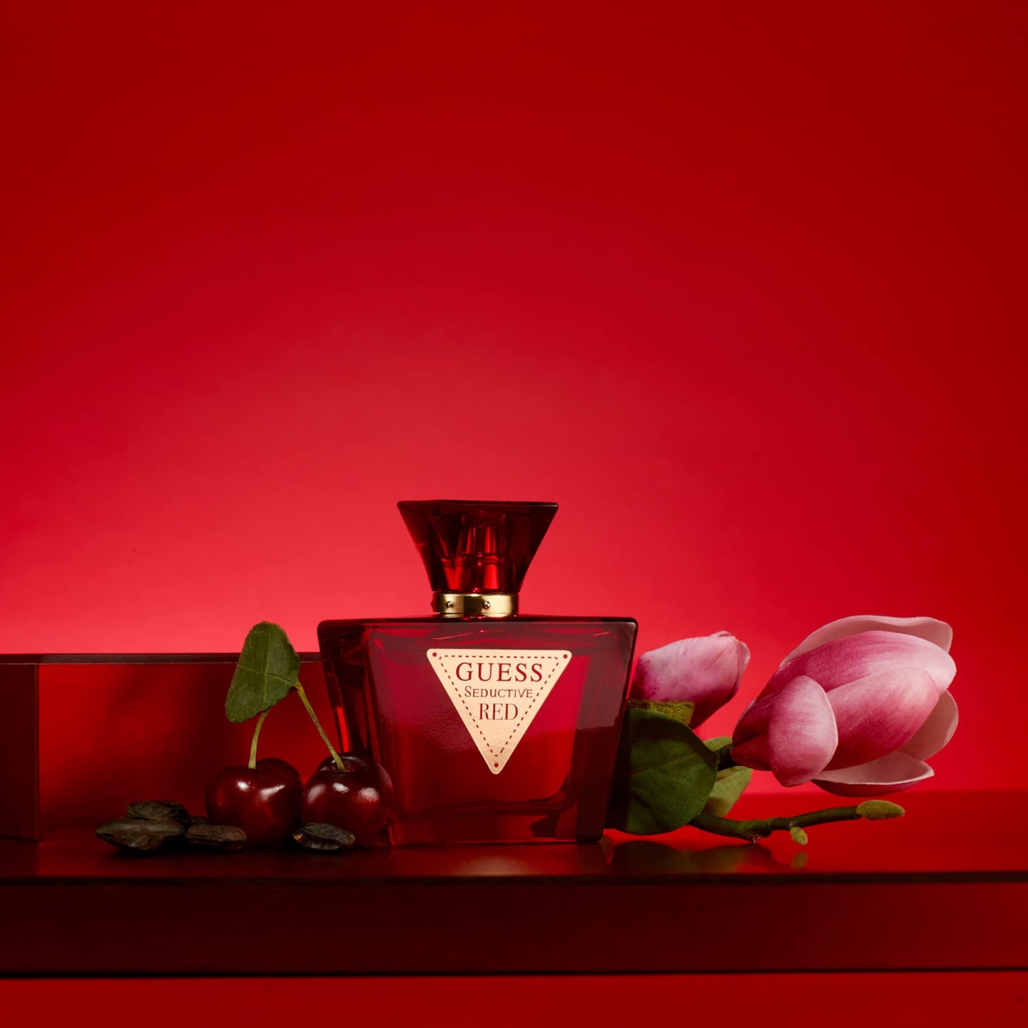 Guess Seductive Red Women/Femme Eau de Toilette 4 Piece Gift Set - Perfume Spray 2.5 Fl. Oz. Travel Spray 0.5 Fl. Oz., Body Lotion 3.4 Fl. Oz