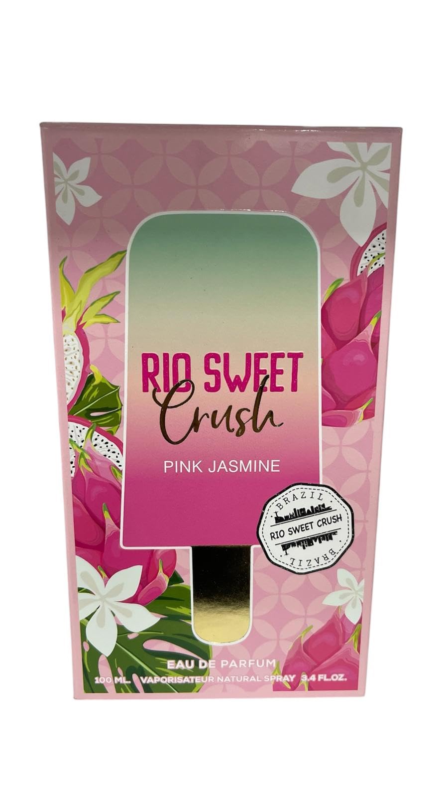 MCH BEAUTY LLC Rio Sweet Crush Women's cologne 3.4 Fl. Oz. Eau de Parfum Spray (Sweet Crush Pink Jasmine)