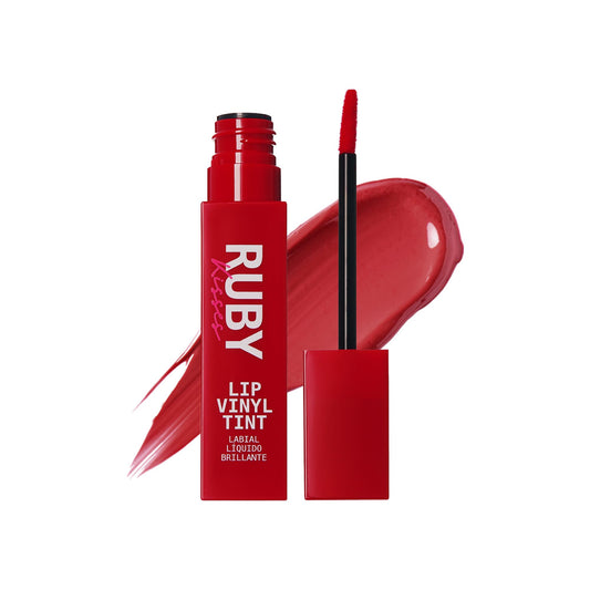 Ruby Kisses Lip Vinyl Tint - High-Pigment, Transfer-Proof, Smudge-Proof Liquid Lipstick, Soft-Satin Shine, Lightweight Makeup, Long-Lasting Lip-gloss Beauty & Personal Care Ruby Kisses