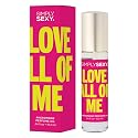 SIMPLY SEXY Affirmations Love All of Me Pheromone Perfume Oil - Fruity Gourmand Scent with Notes of Fresh Tropical, Mandarin and Tangerine - Roll-On