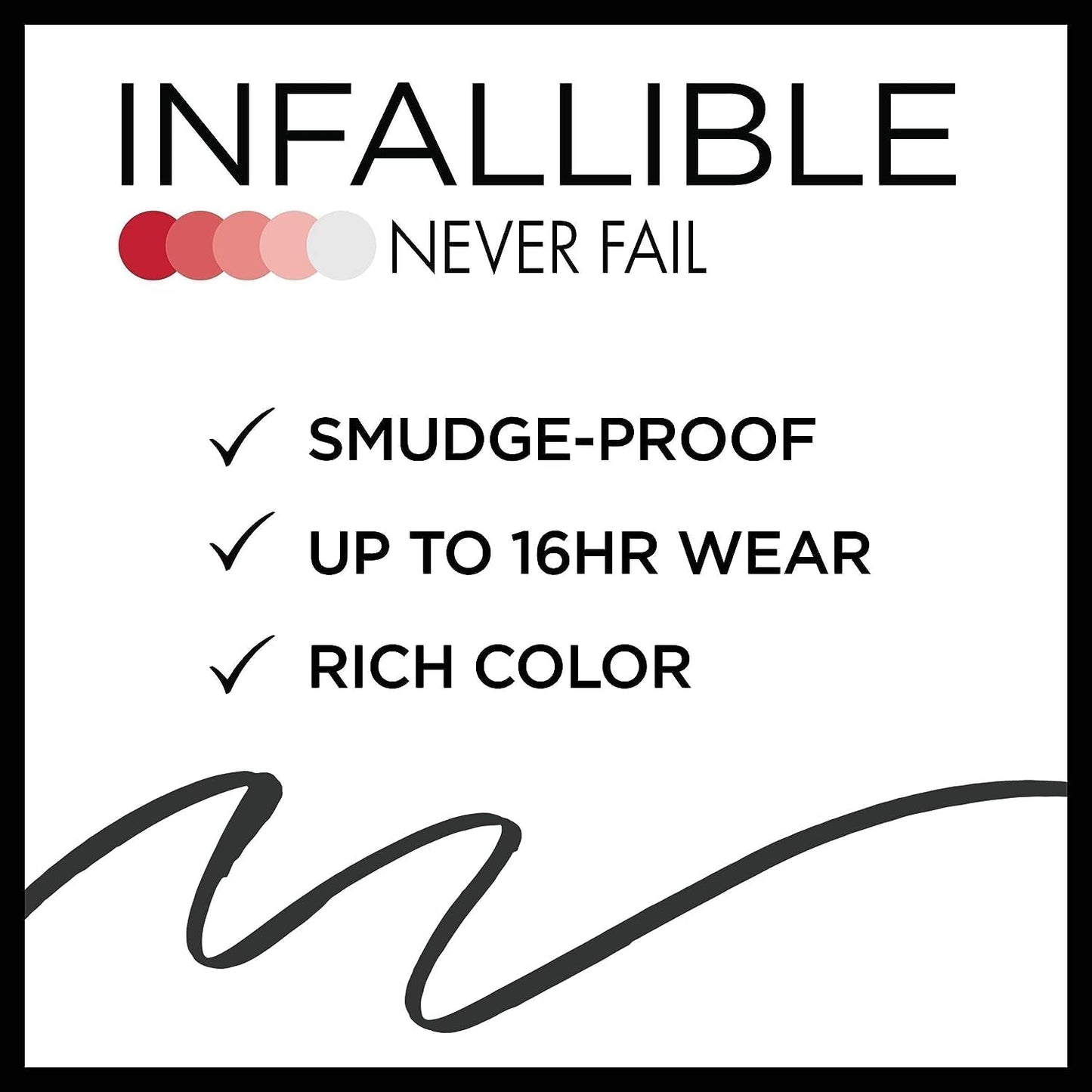L'Oreal Paris Makeup Infallible Never Fail Original Mechanical Pencil Eyeliner with Built in Sharpener, Black, 0.008 oz., 2 Count Beauty and Personal Care L'Oreal Paris