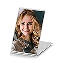 MIRRORNOVA Mirrornova Folding Mirror, Compact Ultra-Slim Small Portable Travel Size Makeup Mirror (Aluminum Shell, 3.3inch)