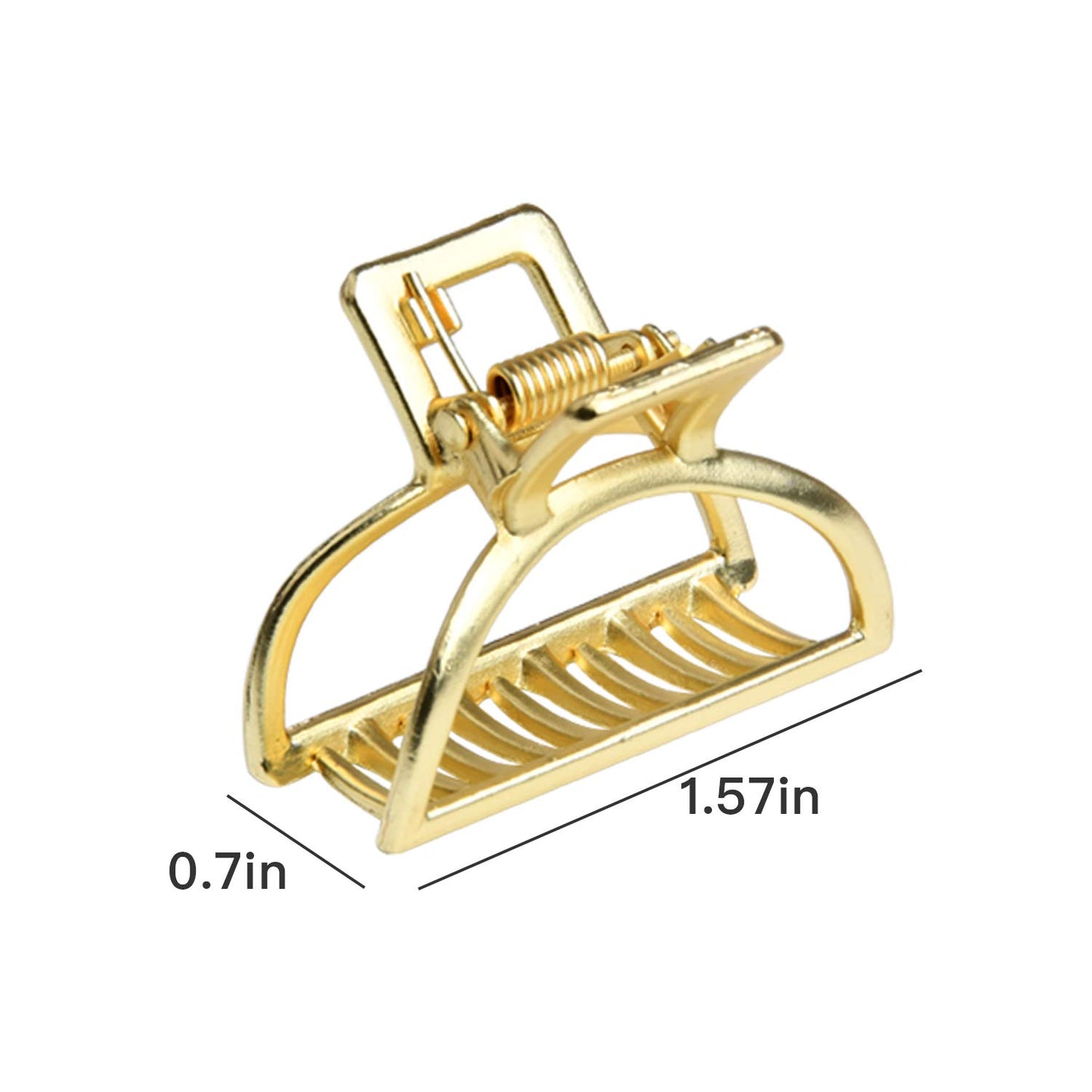 Small Hair Clips Akamino Metal Hair Claw Clips, Hair Accessories for Women Half Bun Hairpins for Thick - 8 Pack