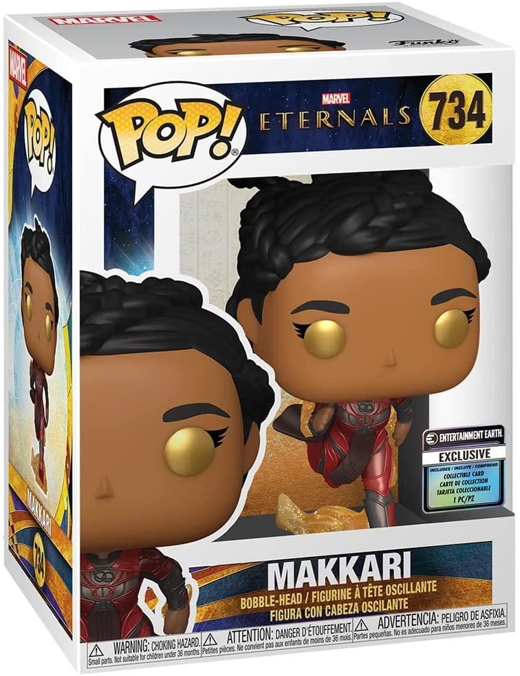 Eternals Makkari Pop! Vinyl Figure with Collectible Card - Entertainment Earth Exclusive
