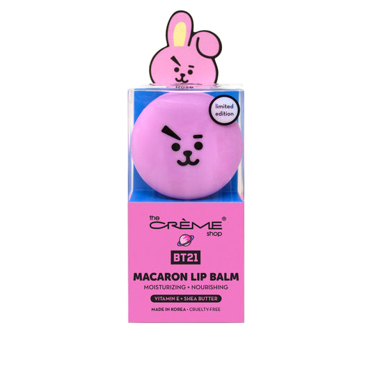 The Crème Shop BT21 COOKY Macaron Lip Balm - Rose Beauty and Personal Care The Crème Shop