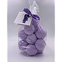 Spa Pure Tassie Lavender Bath Bombs Bath Bomb Fizzies with Shea Butter, Ultra Moisturizing (14 Oz) ...Great for Dry Skin (New Round Shape)