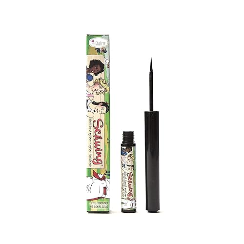 theBalm Schwing Liquid Eyeliner, Black, Matte Finish, 0.05 Fl Oz (Pack of 1)
