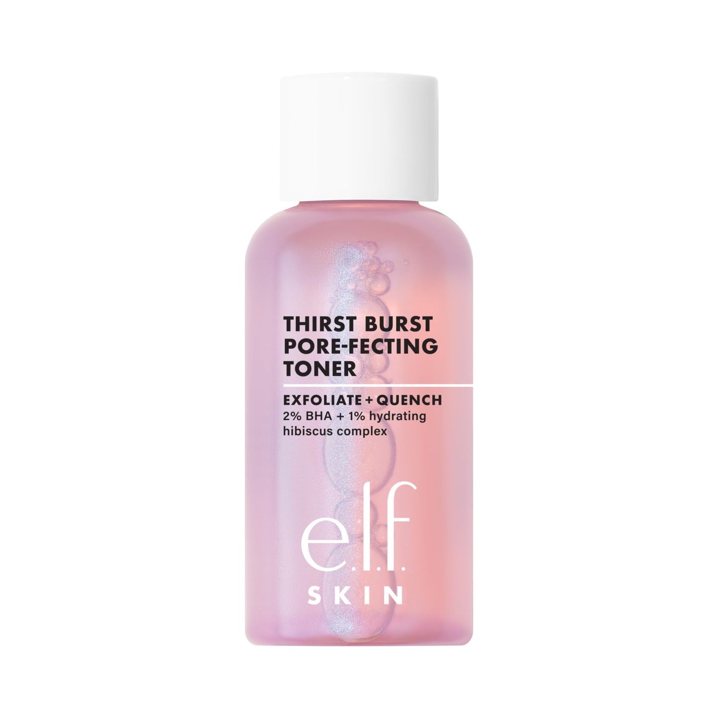 e.l.f. Thirst Burst Pore-fecting Toner Mini, Hydrating & Exfoliating for Face, Smooths, Plumps, Pore-Minimizing, Infused with Salicylic Acid, Vegan