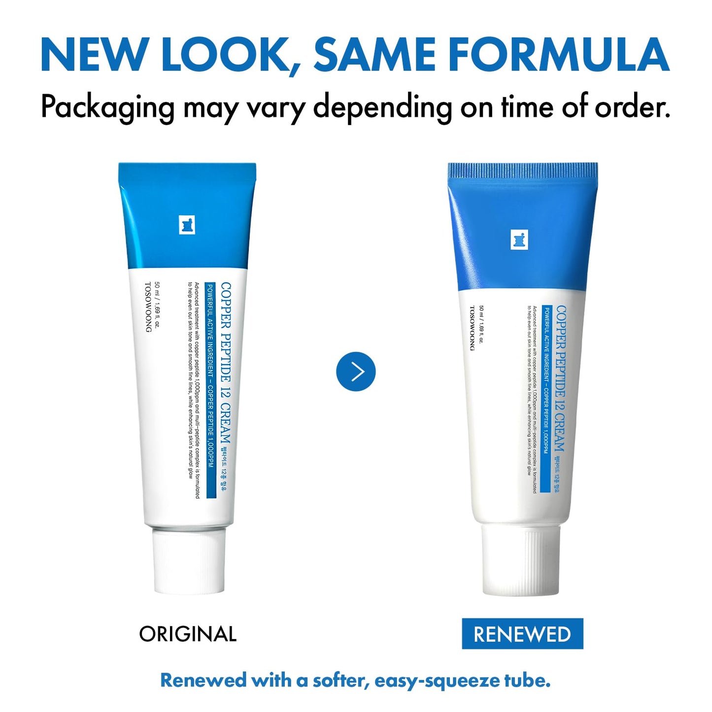 TOSOWOONG Copper Peptide 12 Cream, 99% Purity of Copper Tripeptide-1, GHK-Cu, 12 Multi-Peptide Powerful Anti Aging Formula for Fine Lines, Firming Beauty and Personal Care TOSOWOONG